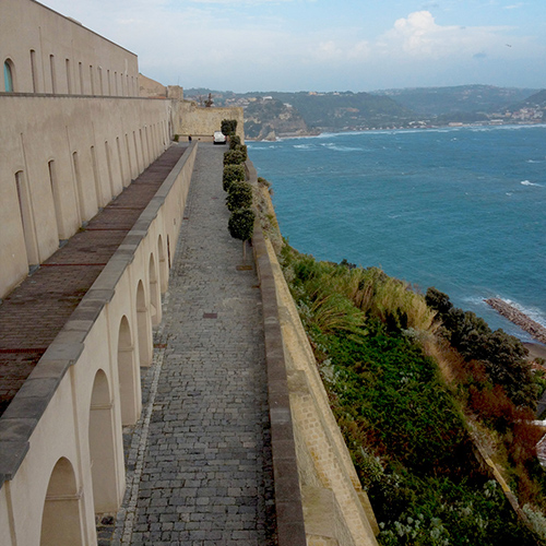 Castello di Baia camminamento